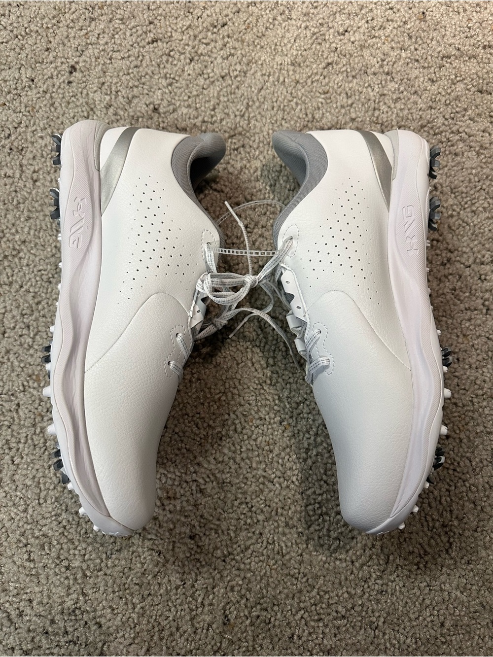 Men's Under Armour UA Drive Fade Storm Proof Golf Shoes size 12 NEW - Picture 2 of 6